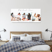 Die besten Freunde von Hand für immer 3 FotoCollag Leinwanddruck (Insitu (Schlafzimmer))
