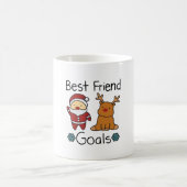 Die besten Freunde Weihnachtsmann und Rentier - We Kaffeetasse (Mittel)