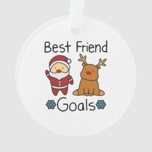 Die besten Freunde Weihnachtsmann und Rentier - We Ornament