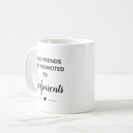 Die besten Freunde werden auf Godeltern-Vorschlag Kaffeetasse (Vorderseite Links)