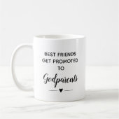 Die besten Freunde werden auf Godeltern-Vorschlag Kaffeetasse (Links)