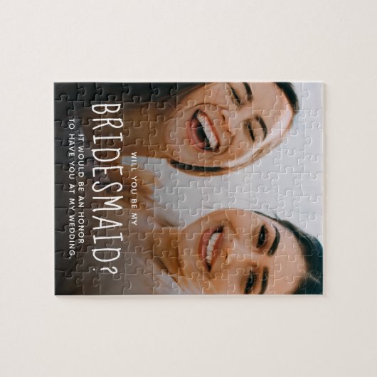 Die besten Freunde werden mein Vorschlag von Bride Puzzle (Horizontal)