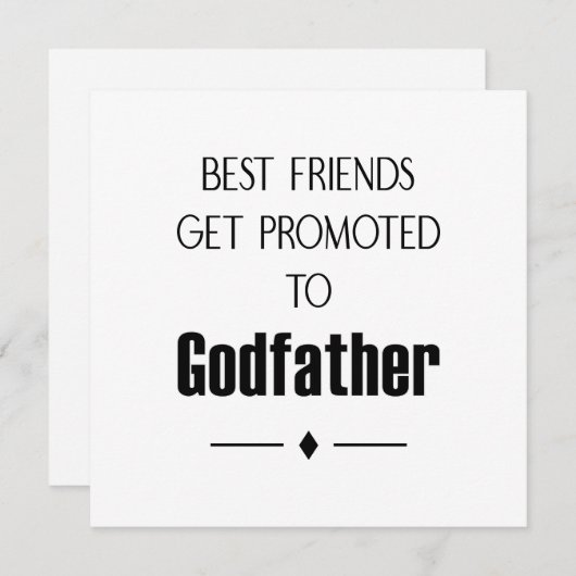 Die besten Freunde werden zu Gott Gefragt, um Einladung (Vorne/Hinten)