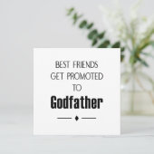 Die besten Freunde werden zu Gott Gefragt, um Einladung (Stehend Vorderseite)