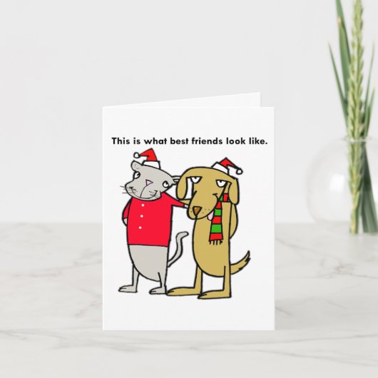 Die besten Freunde zu Weihnachten (Vorderseite)
