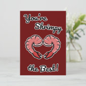 Die besten Garnelen aller Zeiten Einladung (Stehend Vorderseite)