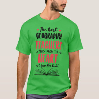 Die besten Geographielehrer lehren vom Herz Q T-Shirt