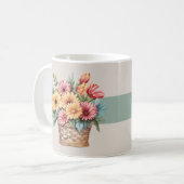 Die besten gerbernen Blume je Kaffeetasse (Vorderseite Links)