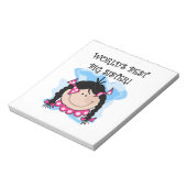 Die besten Geschenke der Black Hair World Notizblock (Rotiert)
