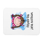 Die besten Geschenke der brünetten Welt Magnet (Horizontal)