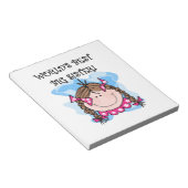 Die besten Geschenke der brünetten Welt Notizblock (angewinkelt)