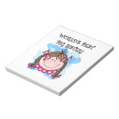 Die besten Geschenke der brünetten Welt Notizblock (Rotiert)