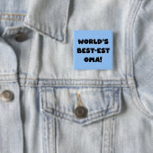Die besten Geschenke der Welt aus Oma, Schwarz ode Button (Beispiel)