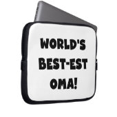 Die besten Geschenke der Welt aus Oma, Schwarz ode Laptopschutzhülle (Vorne Rechts)