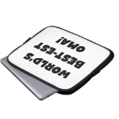 Die besten Geschenke der Welt aus Oma, Schwarz ode Laptopschutzhülle (Vorne Knopf)