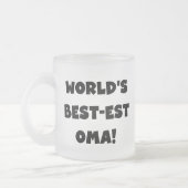 Die besten Geschenke der Welt aus Oma, Schwarz ode Mattglastasse (Links)