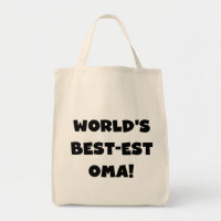 Die besten Geschenke der Welt aus Oma, Schwarz ode