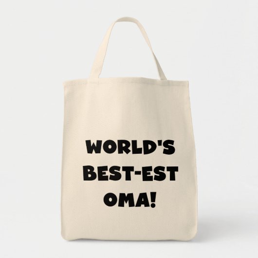 Die besten Geschenke der Welt aus Oma, Schwarz ode Tragetasche (Vorne)