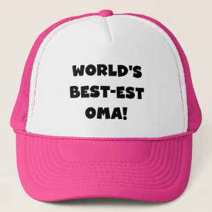 Die besten Geschenke der Welt aus Oma, Schwarz ode Truckerkappe