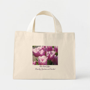 Die besten Geschenke Familiengärten lächeln! Tulip Mini Stoffbeutel