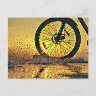 Die besten Geschenke für Radfahrer Postkarte