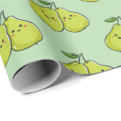 Die besten Geschenke kommen in Birnen Geschenkpapier (Rolleneckpunkt)