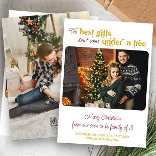 Die besten Geschenke kommen nicht unter Tree 2 Fot Feiertagskarte