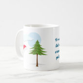 Die besten Geschenke rund um einen Weihnachtsbaum Kaffeetasse (Vorderseite Links)