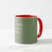 Die besten Gespräche Tasse (VorderseiteRechts)