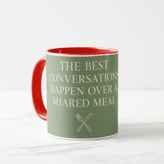 Die besten Gespräche Tasse (Vorderseite Links)
