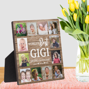 Die besten Gigi Grandkids 12 FotoCollage Fotoplatte
