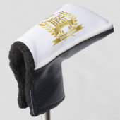 Die besten Golfer Gold 5 Sterne der Welt Golf Headcover (3/4 Vorderseite)