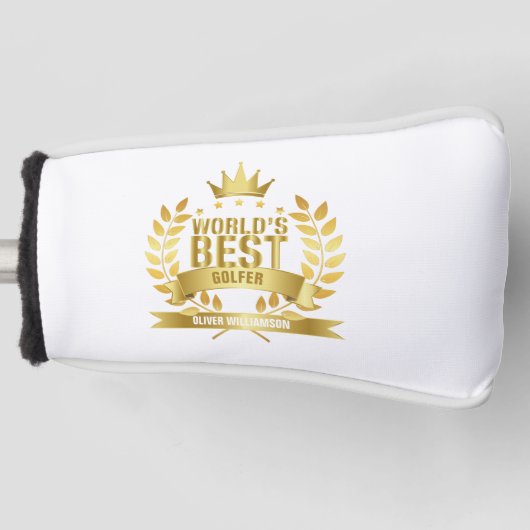 Die besten Golfer Gold 5 Sterne der Welt Golf Headcover (Vorderseite)