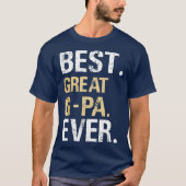 Die besten GPa-Geschenke von Grandson T-Shirt (Vorderseite)