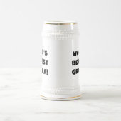 Die besten Grampa-T - Shirt der Black Text World g Bierglas (Mittel)
