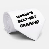 Die besten Grampa-T - Shirt der Black Text World g Krawatte (Gerollt)