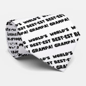 Die besten Grampa-T - Shirt der Black Text World g Krawatte (Gerollt)