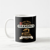 Die besten Grandpas-Play-Züge Dampflok-Motor-Fleec Kaffeetasse (Links)