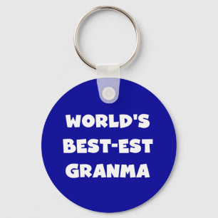 Die besten Granma Schwarz und Weiß der Welt Schlüsselanhänger