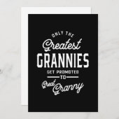 Die besten Grannies werden nach Granny befördert Einladung (Vorne/Hinten)