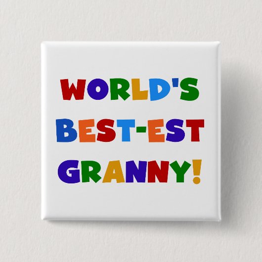 Die besten Granny-Bright-Farben der Welt Button (Vorderseite)