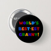 Die besten Granny-Bright-Farben der Welt Button (Vorne & Hinten)