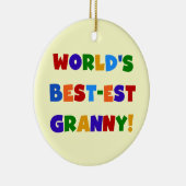 Die besten Granny-Bright-Farben der Welt Keramikornament (Rechts)