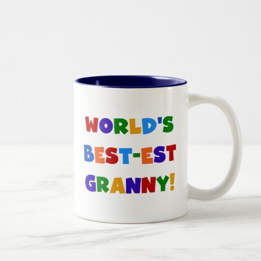 Die besten Granny-Bright-Farben der Welt Zweifarbige Tasse (Rechts)