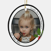 Die besten Großeltern der Welt | Buffalo Kariert H Keramik Ornament (Links)