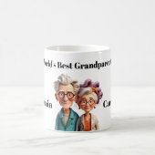 Die besten Großeltern der Welt - Cartoonish & lust Kaffeetasse (Mittel)