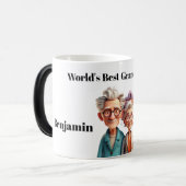 Die besten Großeltern der Welt - Cartoonish & lust Verwandlungstasse (Vorderseite Links)