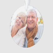 Die besten Großeltern der Welt - Definition-Foto Ornament (Vorderseite)