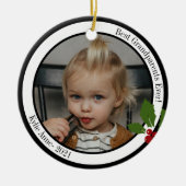 Die besten Großeltern je! | Buffalo Kariert Holida Keramik Ornament (Vorne)