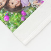 Die besten Großkinder der Welt 24 FotoCollage Fleecedecke (Ecke)